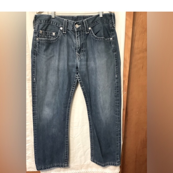 TRUE RELIGION Wide Leg Jeans SZ 36